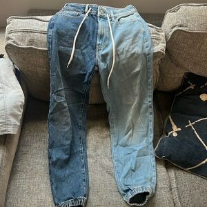 Pacsun jeans 2 different shades good condition